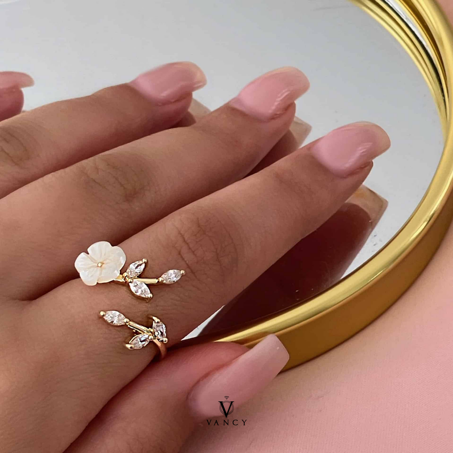 Margaritas Anillo de Promesa 925