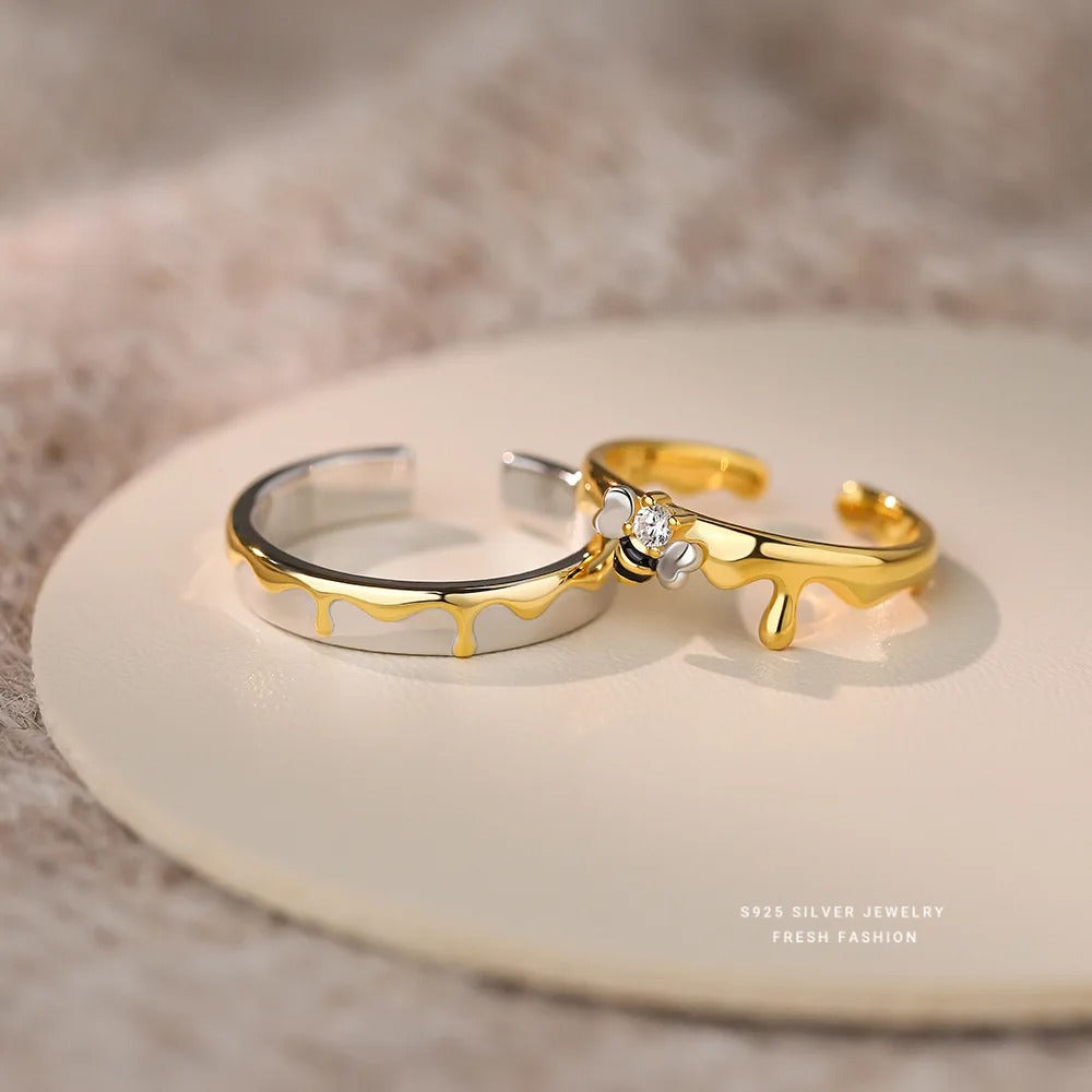 Anillos en pareja "Winnie the pooh"