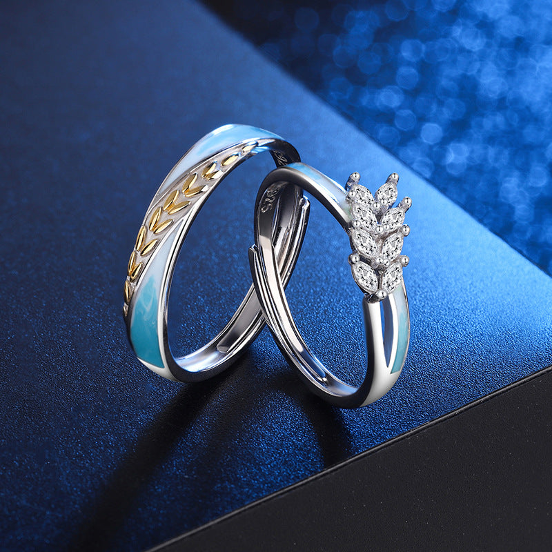 Anillos en pareja "Amor griego"