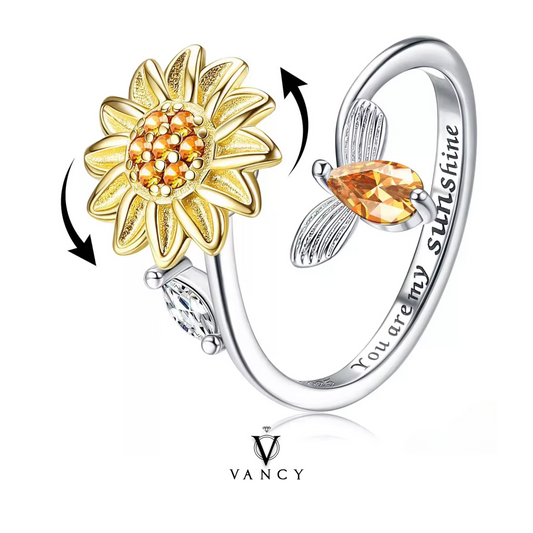 Anillo de promesa "Sunflower"