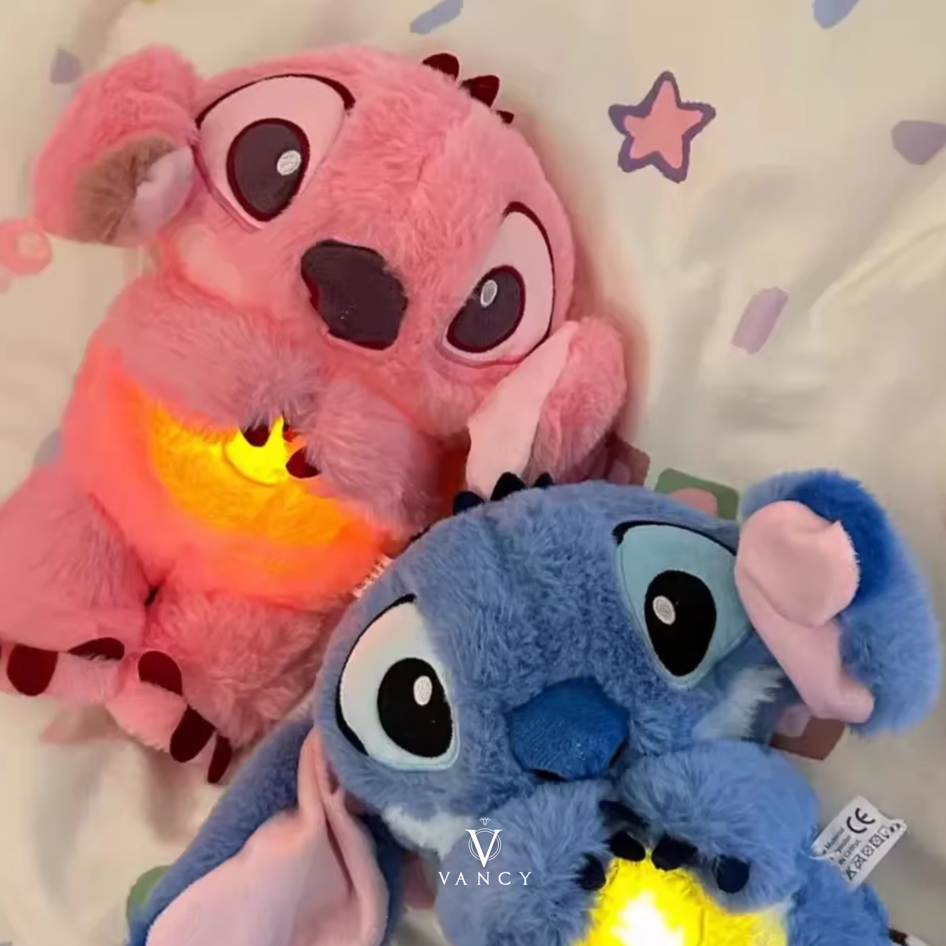 Axingqiwu 30cm Ansiedad S-titch Peluche Que Respira Rosa 1 Peluche , Con Efecto Calmante Stitch Que Respira