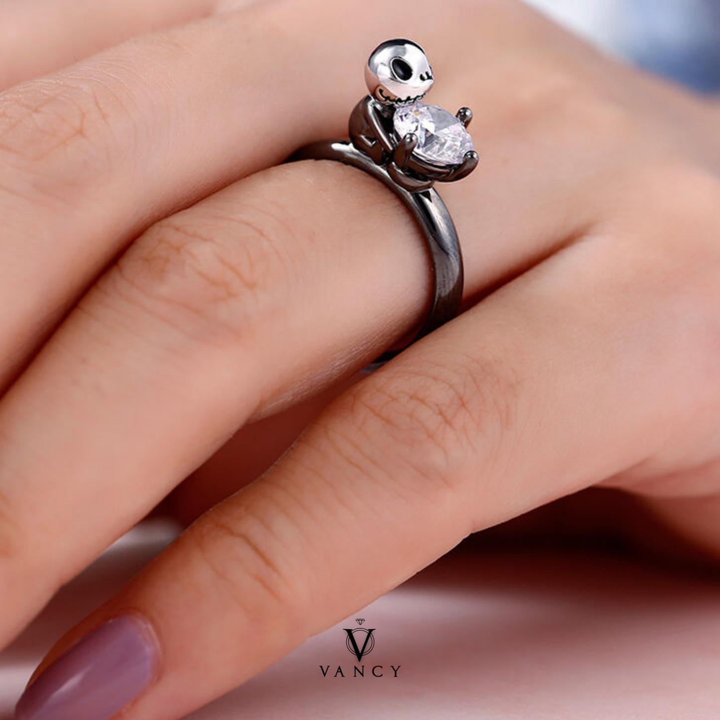 Anillo de promesa "Jack Skellington"