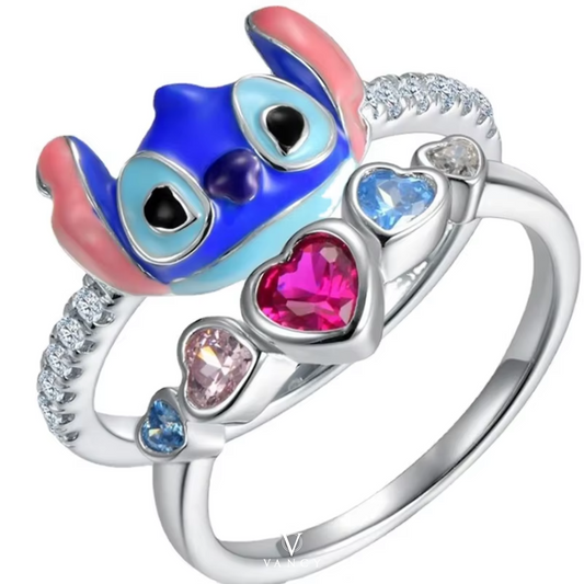 Anillo de Promesa Angel & Stitch