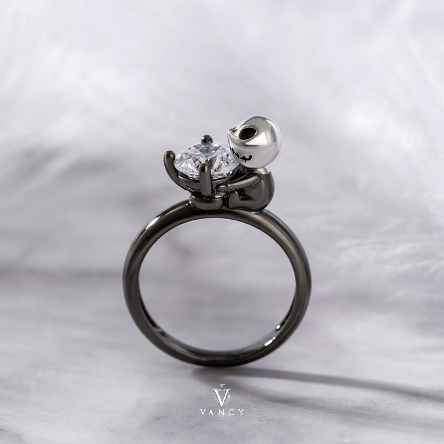 Anillo de promesa "Jack Skellington"