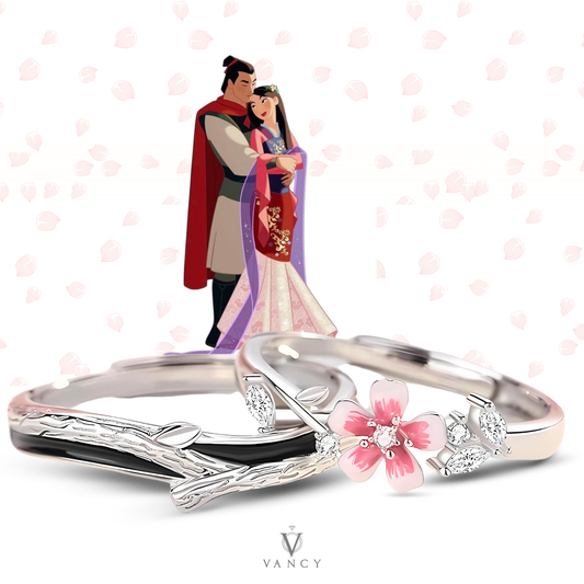 Anillos en pareja "Mulán"
